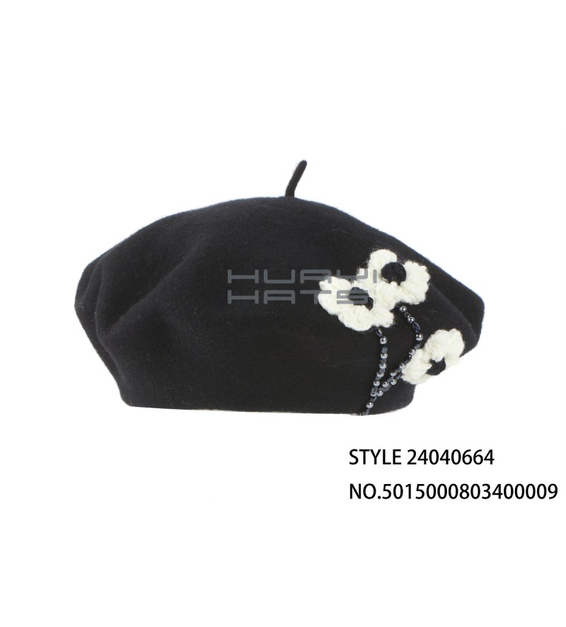 Black Beret Styling Hat