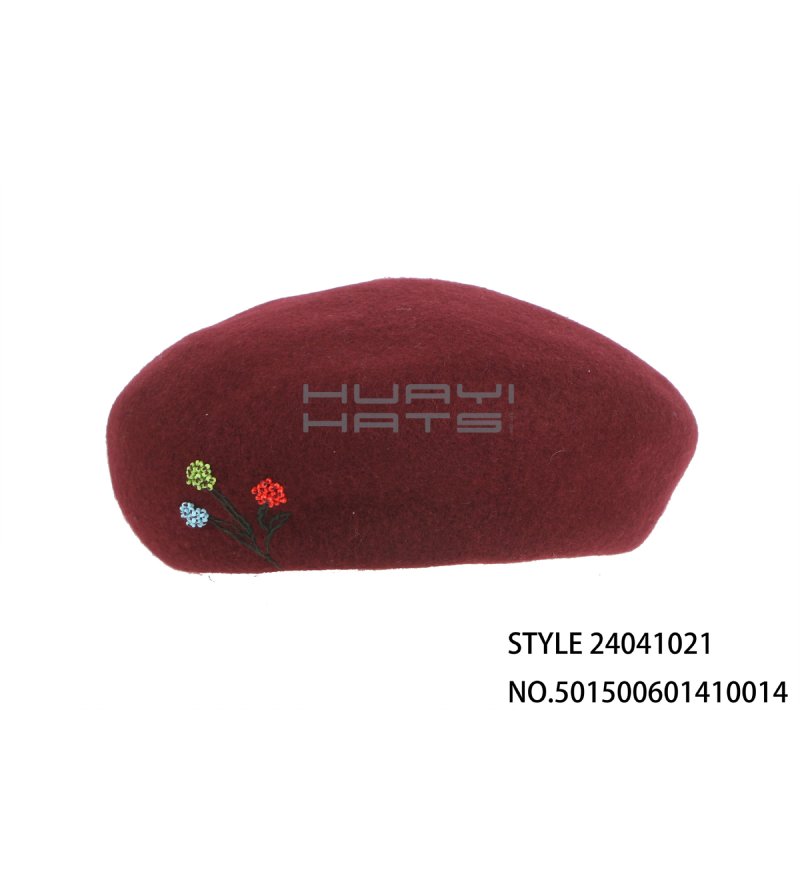 Wholesale Fashion Red Beret Hat For Womens