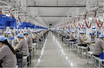 Factory workshop interior