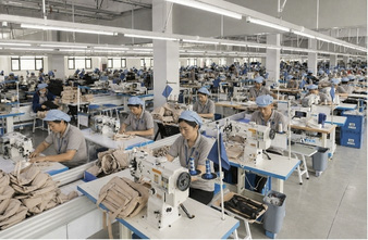 Production floor interior