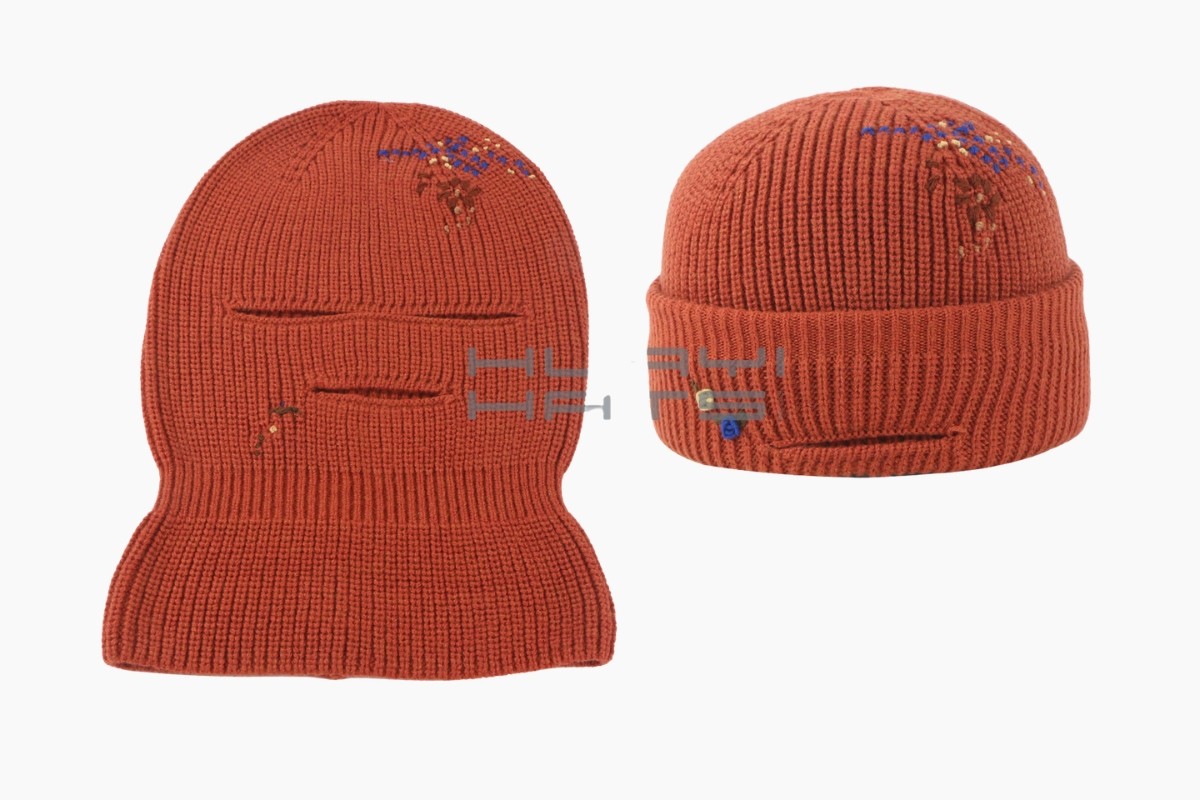 Custom knitted hood